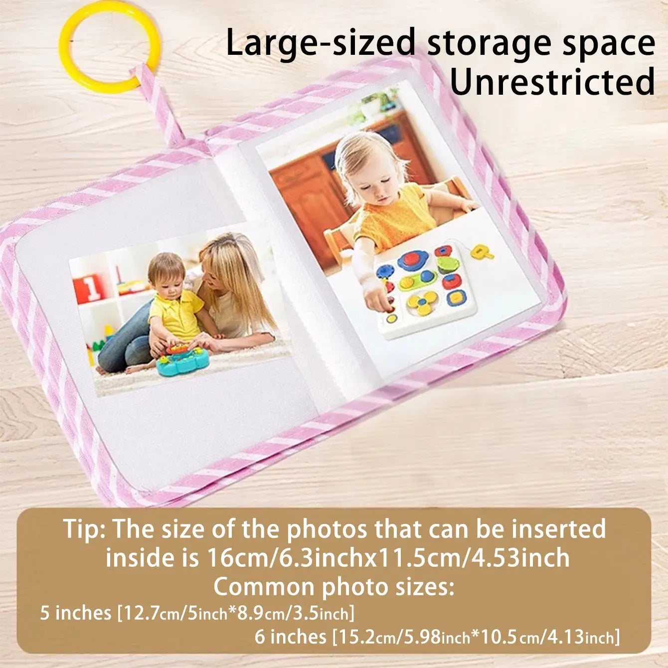 Baby toys, quiet cloth books, photo albums, pictures, educational early education interactive books Good Vibrations