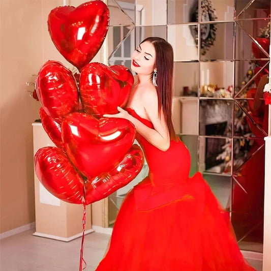 10Pcs Wedding Decoration Love Balloons Valentine's Day Romantic Proposal Christmas DIY Birthday Party Ornament Balloons Good Vibrations