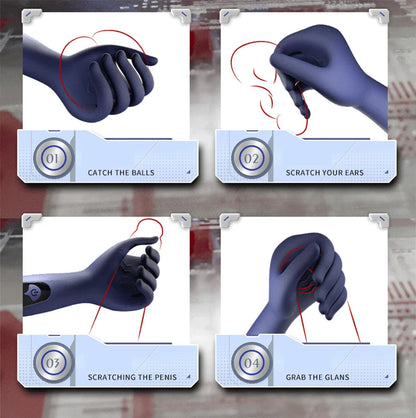 Glans Trainer for Men Powerful Vibrating Penis G Spot Masturbator Soft Fingertip Prolong Endurance Massage Vibrator Erotic Toys Good Vibrations Adult Super Store