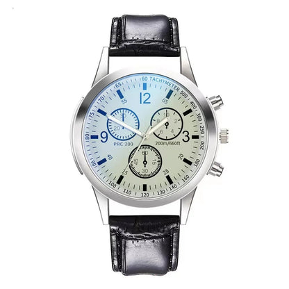 New Men Watches Luxury Band Round Watch Fashion Blu-ray Roman Watch for Man Relojes Para Hombre שעון ספורט Часы Мужские Наручные Good Vibrations