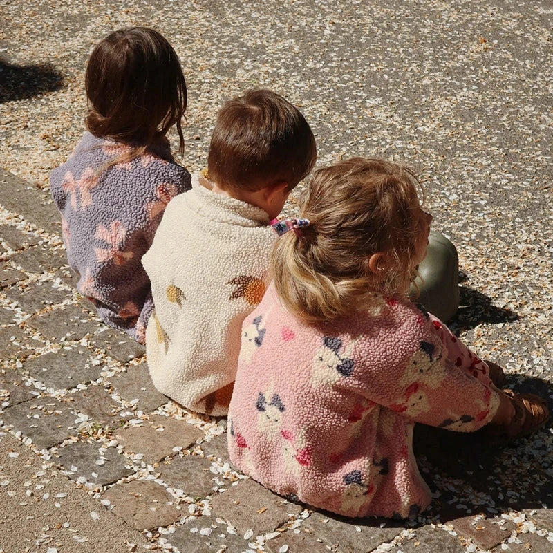 Coat Girl Cotton-padded Clothes KS 2025 Winter New Children's Lamb Wool Coat Boys Winter Jacket Outerwear Children's Clothing Good Vibrations