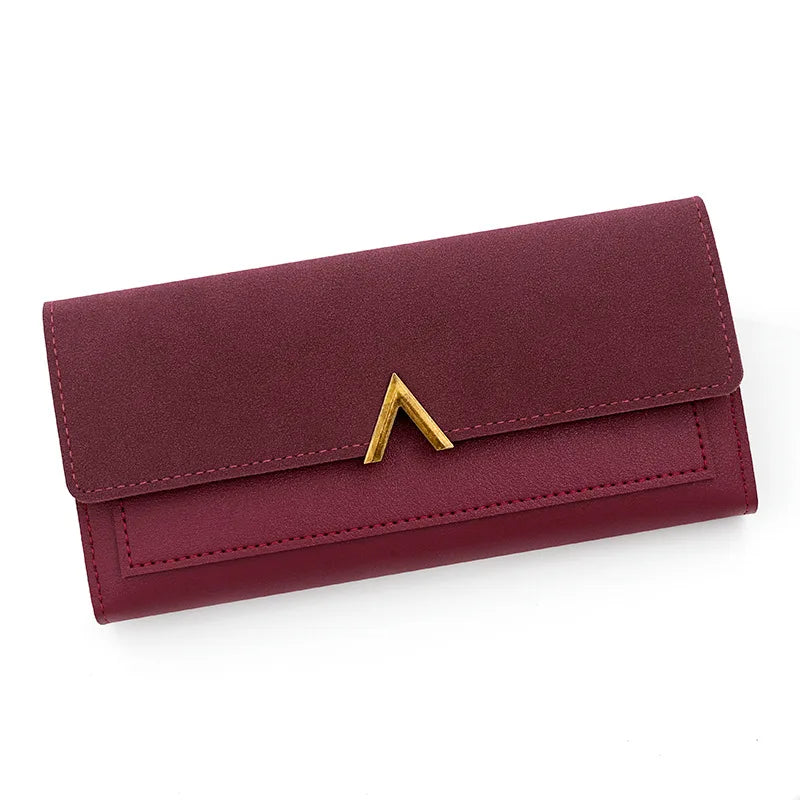 Long Purses For Women Wallet New Fashion Long Coin Purse Card Holder Small Ladies Wallet Female Hasp Mini Clutch billetera bolas Good Vibrations