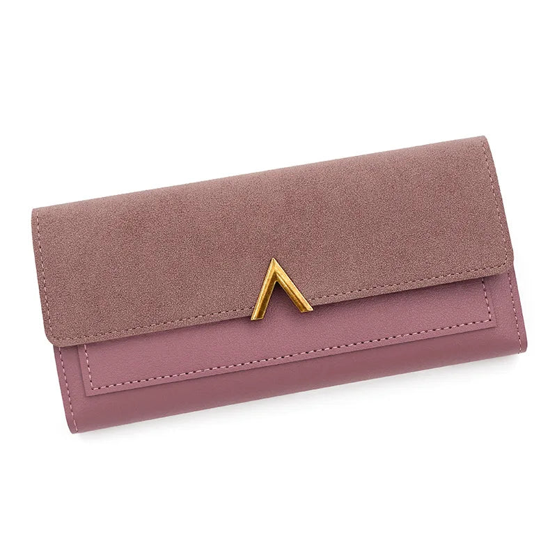 Long Purses For Women Wallet New Fashion Long Coin Purse Card Holder Small Ladies Wallet Female Hasp Mini Clutch billetera bolas Good Vibrations
