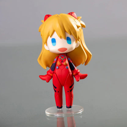 Evangelion Anime Figure Ayanami Rei Asuka Shinji Figurine Kawaii Car Decoration Collection Anime Peripheral Model Kid Toy Gift Good Vibrations