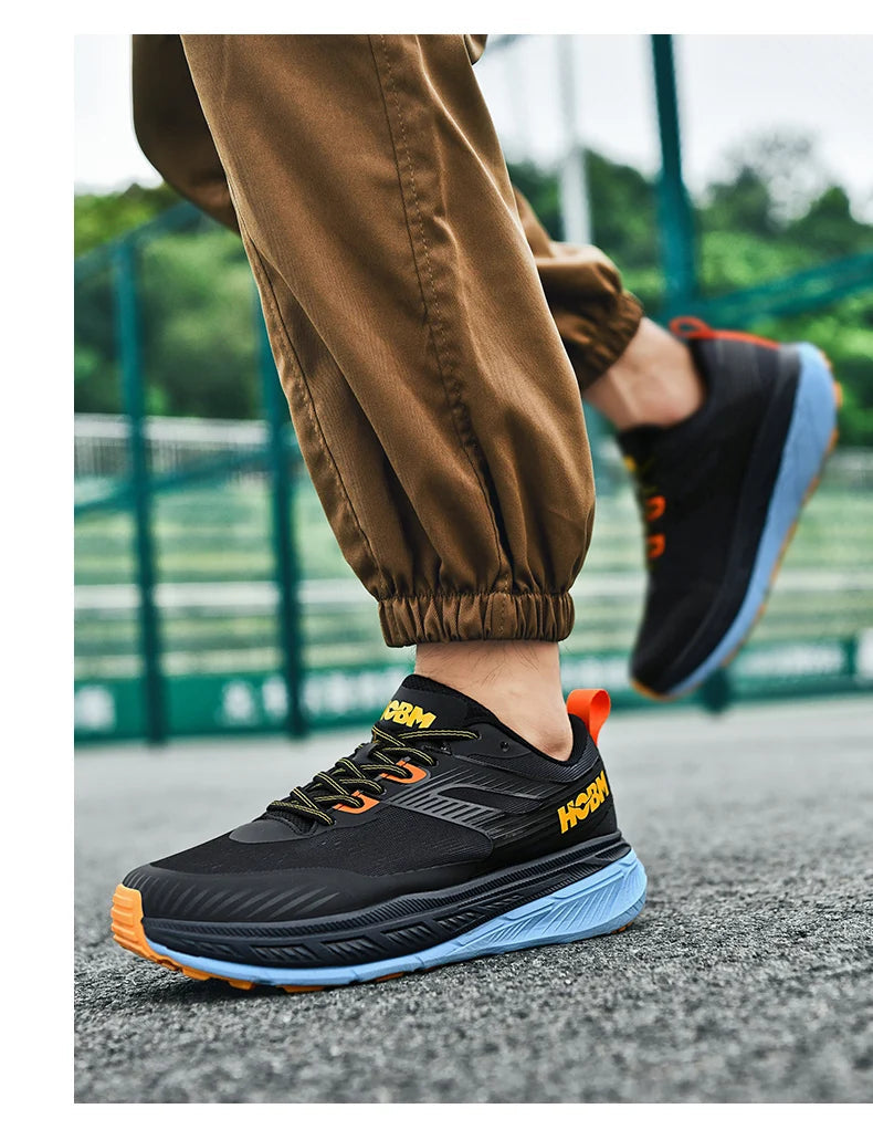 Men's Shoes Sneakers Running Shoes for Men Unisex Women Casual Walking Lace-up Training Lightweight Dark Blue Fashion Lifestyle Good Vibrations