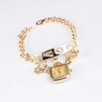 women Love Style steel quartz women bracelet watch Good Vibrations