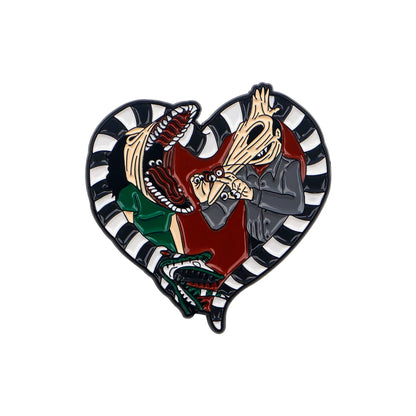 Halloween Accessories Horror Series Enamel Pin Men Women Lapel Pins for Backpack Iron Badges Brooch for Clothes Holiday Gifts Good Vibrations