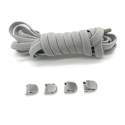 No tie Shoe laces Elastic laces Sneakers Flat Shoelaces without ties Quick Shoelace for Shoes Kids Adult One Size fits All Shoes Good Vibrations
