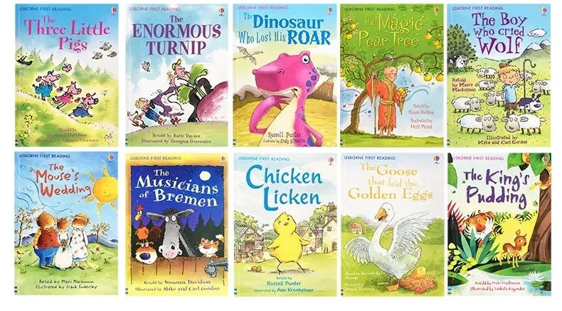 The Usborne 1st 2nd 3rd 4th Reading Collection Library English Picture Book Learning Education Help Children Grow As A Reader Good Vibrations