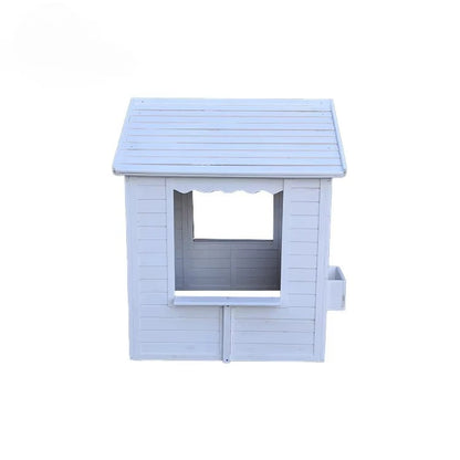 Outdoor Backyard Kindergarten Kids Role Play House Wooden Playhouse Kids Cubby House for Kids Good Vibrations