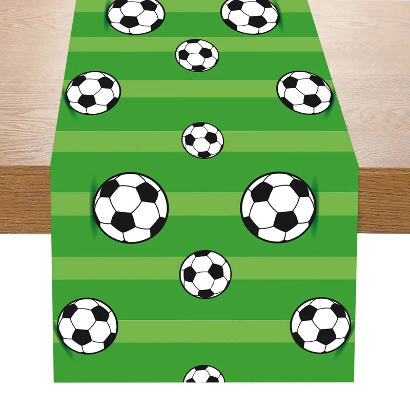 Football Party Disposable Tableware Boys Kids 1st Birthday Party Decorations Sports Soccer Theme Birthday Party Supplies Decor Good Vibrations