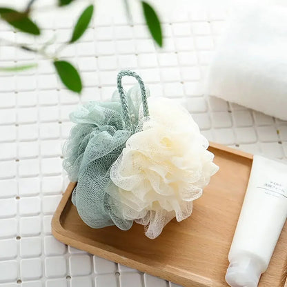 Soft Shower Mesh Foaming Sponge Body Scrub Exfoliating Back Brush Skin Cleaner Bath Bubble Ball Skin Care Bathing Accessories Good Vibrations