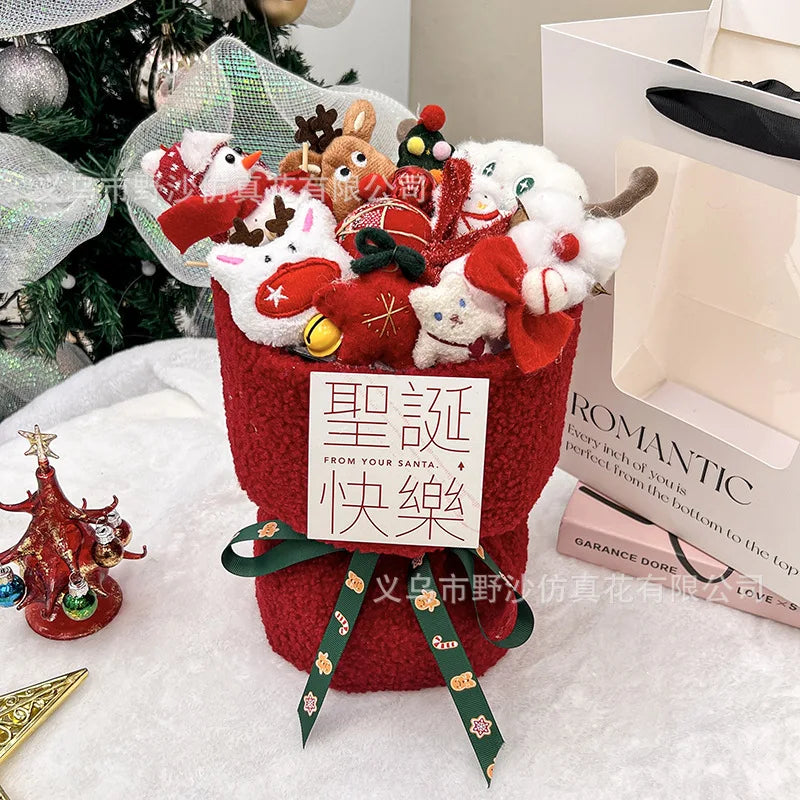Christmas gift, finished teddy bear bouquet, birthday gift, gift for teacher, girlfriend, best friend, bouquet, souvenir Good Vibrations
