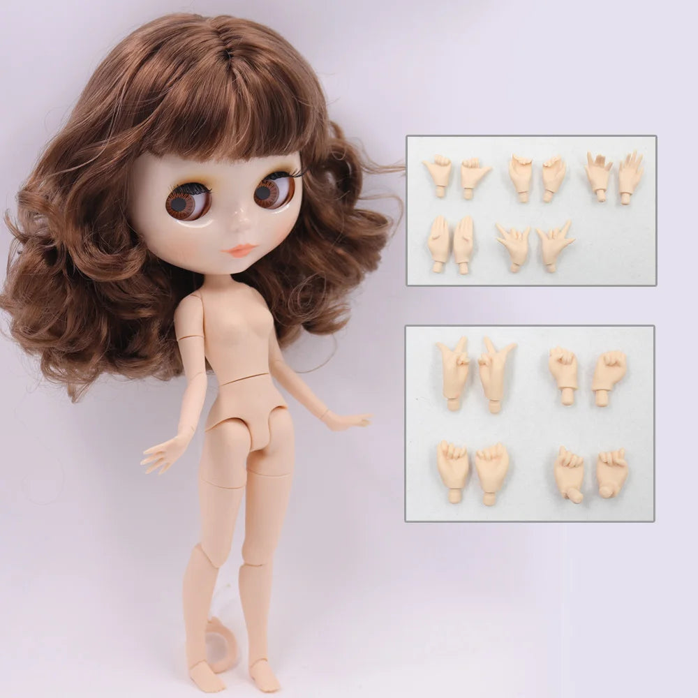 ICY DBS blyth doll 1/6 bjd toy joint body white skin shiny & matte face 30cm on sale special price toy gift anime doll Good Vibrations