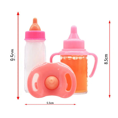 Baby Disappearing Doll Feeding Set Wear For Reborn Baby Doll, Multiple Baby Doll Accessories, Children Best Birthday Gift. Good Vibrations