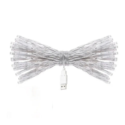 Christmas Tree Decorations Led Fairy String Lights Garlands for Home Garden Wedding Party Outdoor Indoor Decor New Year Gifts Good Vibrations