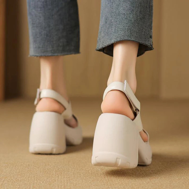 High Heels Women Sandals Platform Fashion Shoes Elegant New Walking Trend Slippers Pumps Dress Comfort New Mujer Zapatillas Good Vibrations