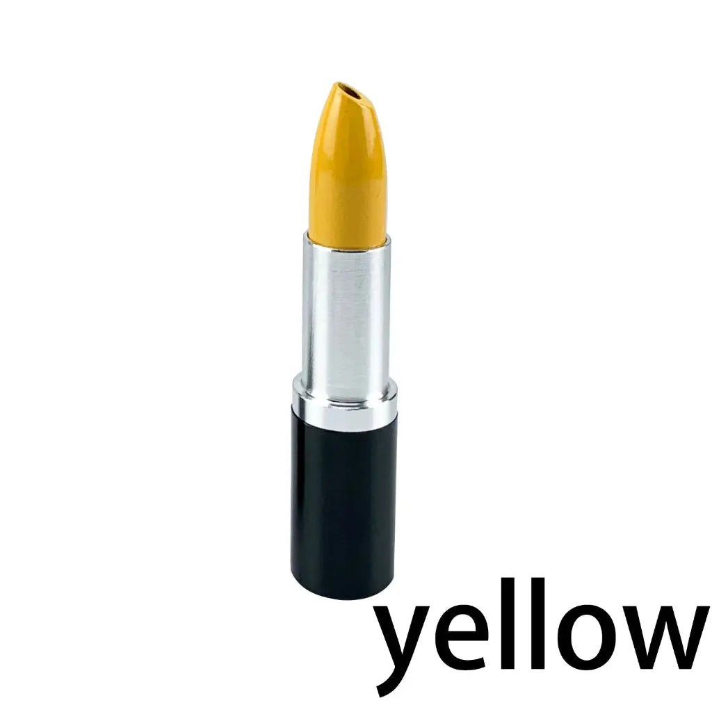 Lipstick Shaped Mens Small Detachable Assembly Metal Design Compact Portable Kitchen Tool Smoking accessories Good Vibrations