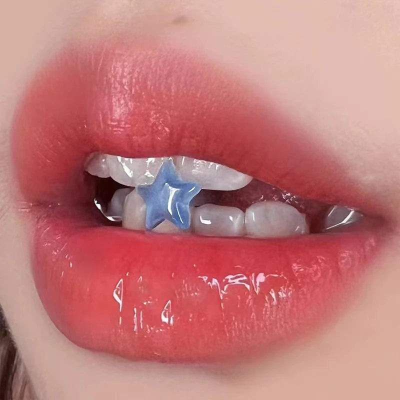Titanium Steel Tongue Ring Punk Glowing In Dark Five-pointed Star Tongue Stud Fashion Body Piercing Jewelry Good Vibrations