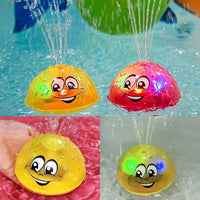 Bath Toy Ball Spray Light Rotating Shower Pool Children Toys Children Toddler Swimming Party Bathroom LED Light Toy Gift Good Vibrations