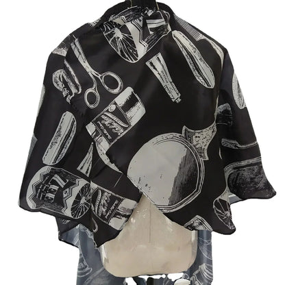 Hairdressing Capes Barber Salon Hair Cutting  Hair Cut Apron Haircut Hairdresser Gown Hair Cutting Shawl Apron Salon Stylists Good Vibrations