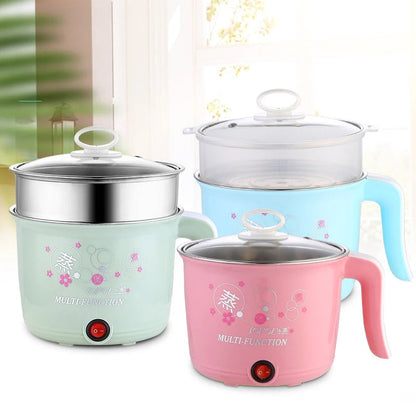 Multifunction Electric Cooker Hot Pot 1-2 People Heating Pan Multi Ramen Pot Machine Mini Rice Cook Kitchen Appliance Korea 220V Good Vibrations Adult Super Store