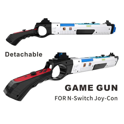for Nintend Switch NS/NS OLED Gun Shape Handgrip Sense Joystick Game Controller Gamepad Joypad Gaming Accessories Good Vibrations
