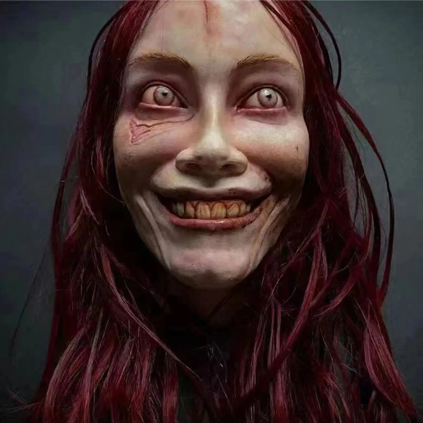 Creepy Halloween Mask Horror Mask Cosplay Props Halloween Face Mask Good Vibrations