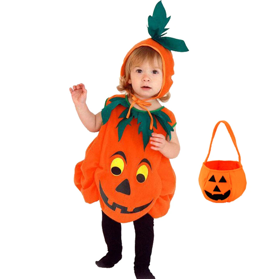 Baby Boy Girls Halloween Cosplay Pumpkin Clothes Jack Nightmare Before Xmas Romper Christmas Cotton Striped Costume Good Vibrations