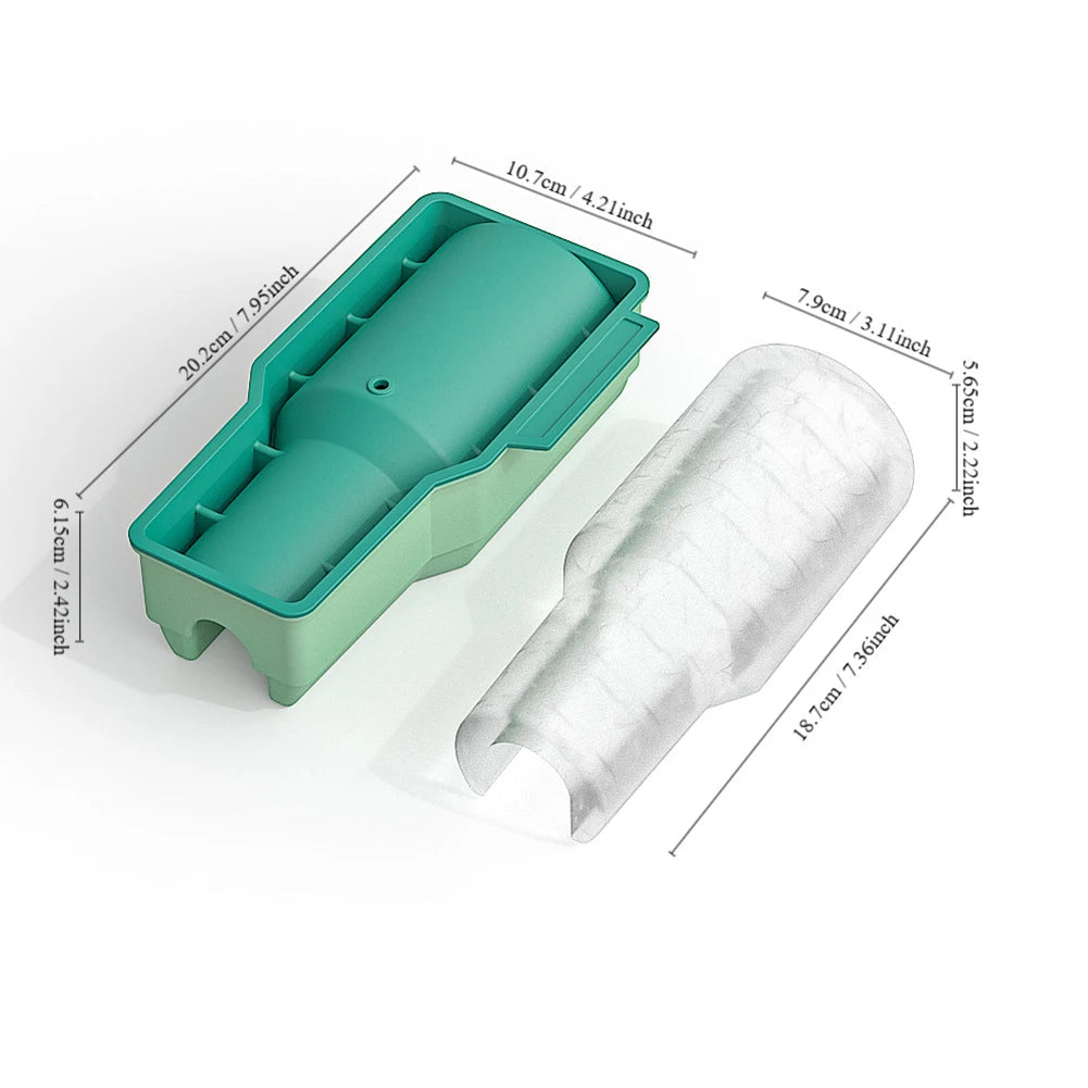 Cylinder Ice Mold for Stanley Cup 40oz Ice Cube Maker Reusable Ice Tray for Ice Drink Juice Whiskey Cocktail Coffee Good Vibrations Adult Super Store