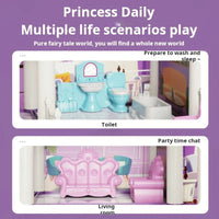 Puzzle DIY Toy Villa Houseplay Educational Large Size Bigger Enjoyable And Fun Doll House House Set Of Toys Good Vibrations