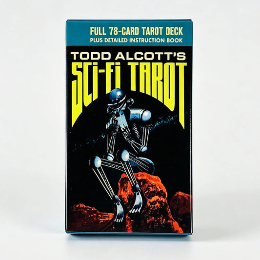 Todd Alcott's Sci-Fi Tarot Cards A 78 Science-Fiction-themed Tarot Deck English Versions Divination Deck Board Playing Game Good Vibrations