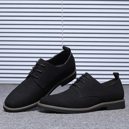 Mens Dress Shoes Legitimate Leather Shoe PU Suede Casual Men Designer Social Male Black Business Luxury Men's Wedding Summer Man Good Vibrations