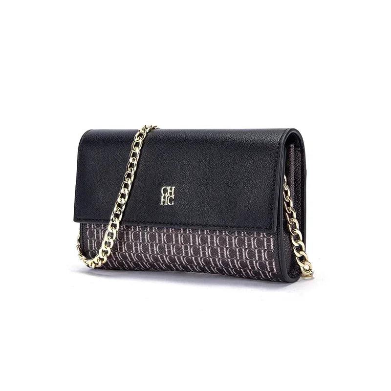 CH Crossbody Bag For Women Luxury Designer Handbag Fashion Embossed Leather Shoulder Bag Elegant Chain Clutch Bag For Daily Use Good Vibrations