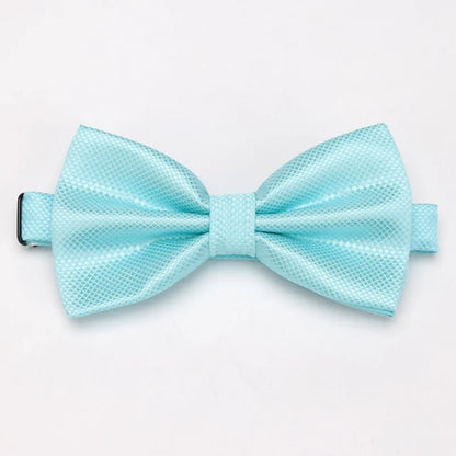 Men Bowties Solid Color Butterfly Wedding Necktie for Boys Girls Candy Bowknot Accessories Plaids Multicolor Adjust Neck Bow Tie Good Vibrations