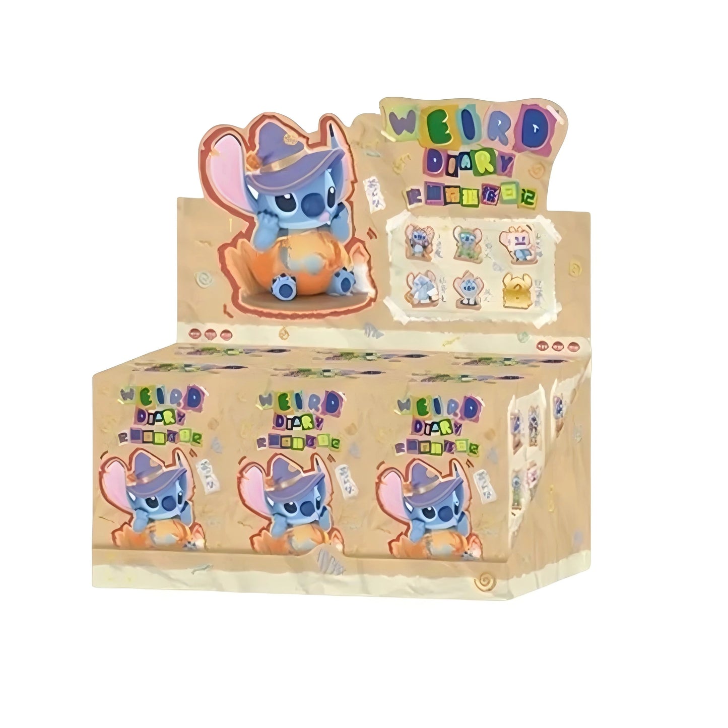 2025 New Stitch Blind Box Disney Stiezy Funny Diary Series Mysteries Guss Bag Anime Figure Model Decoration Collection Toys Gift Good Vibrations