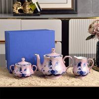 Italian Ceramic Tableware Household Jewelry Box Teapot Sugar Pot Milk Pot Kitchen Supplies Dim Sum Plate Fruit Plate Tableware Good Vibrations