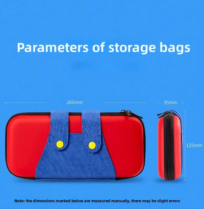 Storage Bag For Switch Portable NS Console Switch OLED Game Accessories Carrying Case Travel Cover Set Good Vibrations