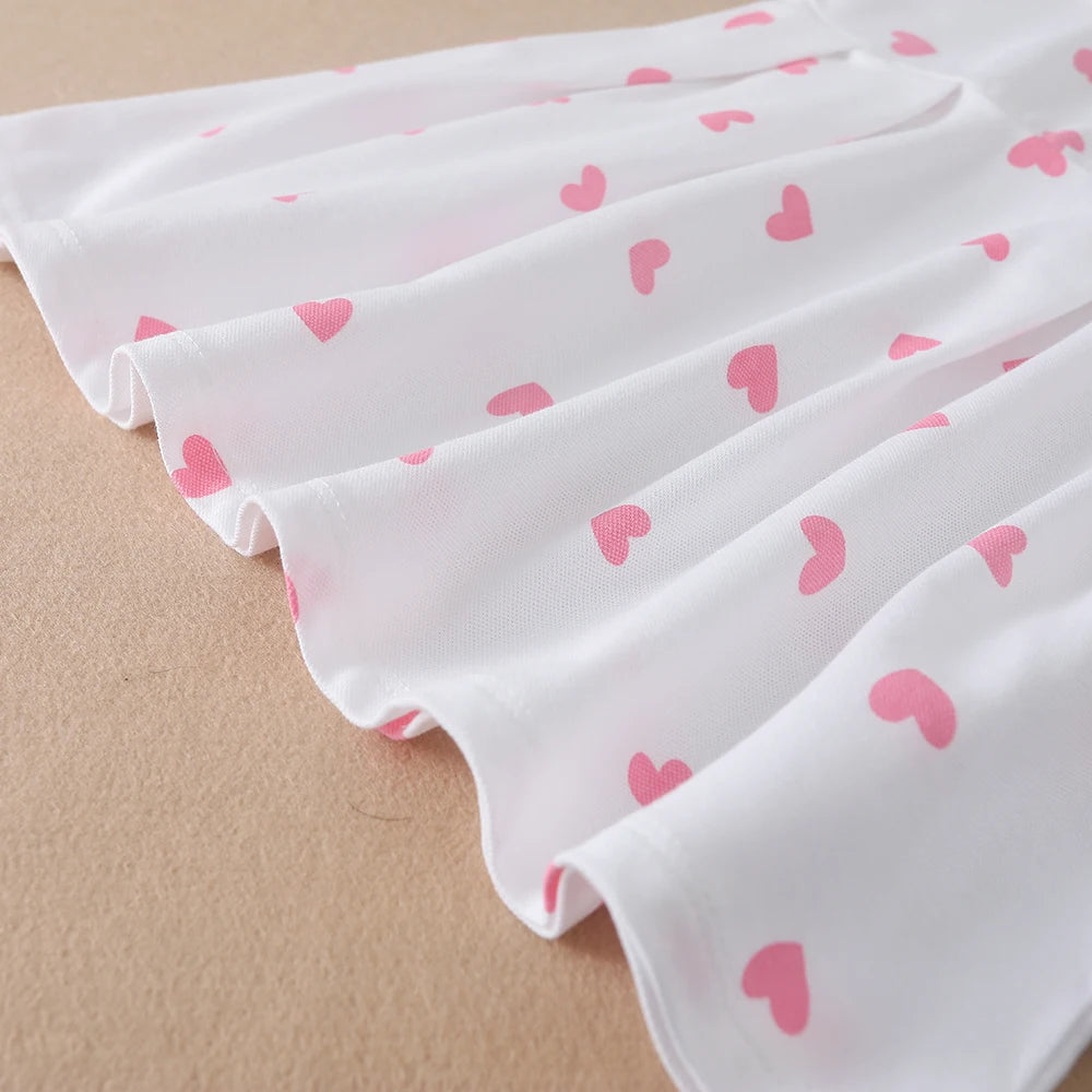 Girls Clothes 2025 New Summer Princess Dresses Short Sleeve Kids Dress Baby Dresses for Children Clothing 2-6Y Good Vibrations