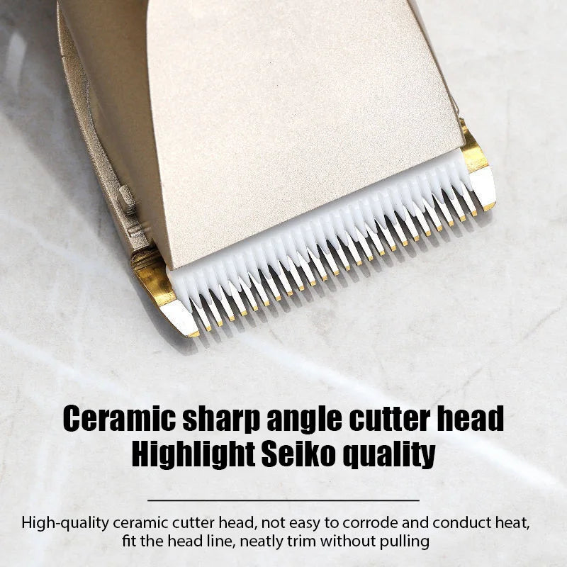 Electric Hair Trimmer Shaver Home Trimmers for Men Hair Clipper Professional Rechargeable Shavers Barber hair Cutting Machine Good Vibrations