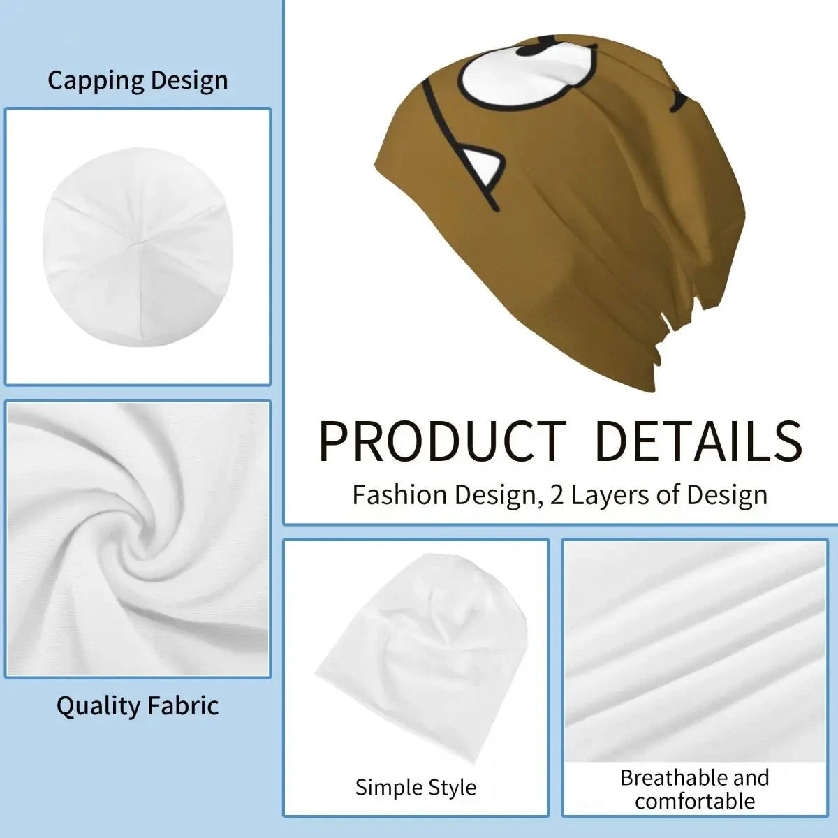 Bonnet Hats Goombas Men Women's Thin Hat Autumn Spring Warm Cap Hip Hop Skullies Beanies Caps Good Vibrations