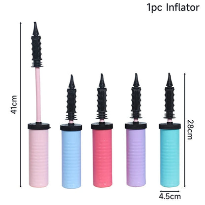 Balloon Pump Balloon Accessories Balloon inflator hand push Air Pump Wedding Valentine Birthday Party Decoration Tools Good Vibrations