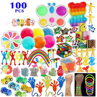 52/120Pcs Kids Birthday Party favors Pinata Stuffed Toy Finger Skateboard Stress Relief Toys Carnival Prize Pinata Filler Gift Good Vibrations
