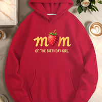 mom with strawberry o  women's casual hoodies Good Vibrations
