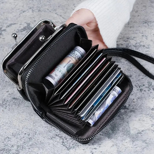 Fashion Purse Women's Buckle Small Purse Zipper Clip Bag Clutch Bag Wallets Card Holderss Wholesale Good Vibrations