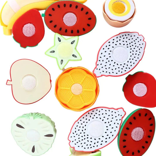 Toys Pretend Play Toys Play House Cutting Vegetable Classic Toys Cutting Fruit Cutting Food Toys Plastic Food Toy Kitchen Toys Good Vibrations