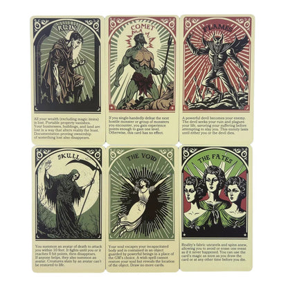 Deck of Many Things Entertainment Card Family Gathering Divination Deck Tarot Board Playing Oracle Cards Game Good Vibrations