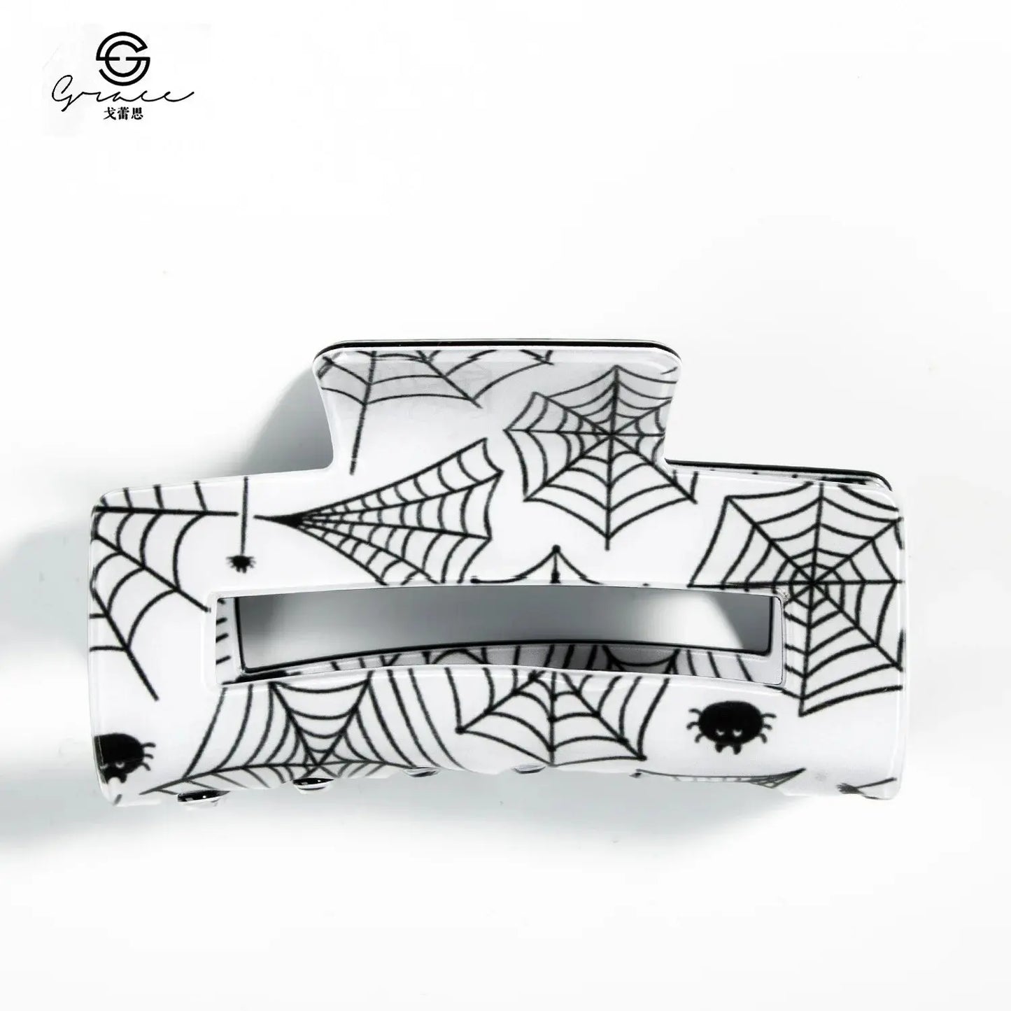 Women's Ghost Pumpkin Hairpin Ghost Face Halloween Grab For Cool Girls Funny And Joyful Hairpin Spider Web Side Clip Decorations Good Vibrations