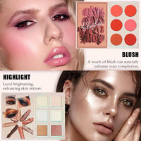78 Colors of Eye Shadow, Blush and Lip Gloss All-in-One Makeup Palette with Rich Colors, Fine Powder and Easy to Apply Good Vibrations