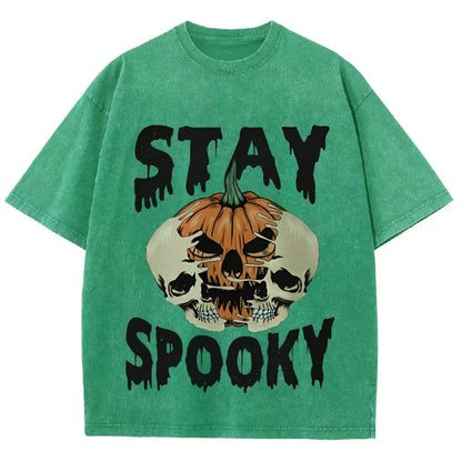 Neutral Style Retro Outfit T-Shirt Pure Cotton High Quality Pumpkin Letter Graphic Printing Fashion Trend Loose Short Sleeves Good Vibrations